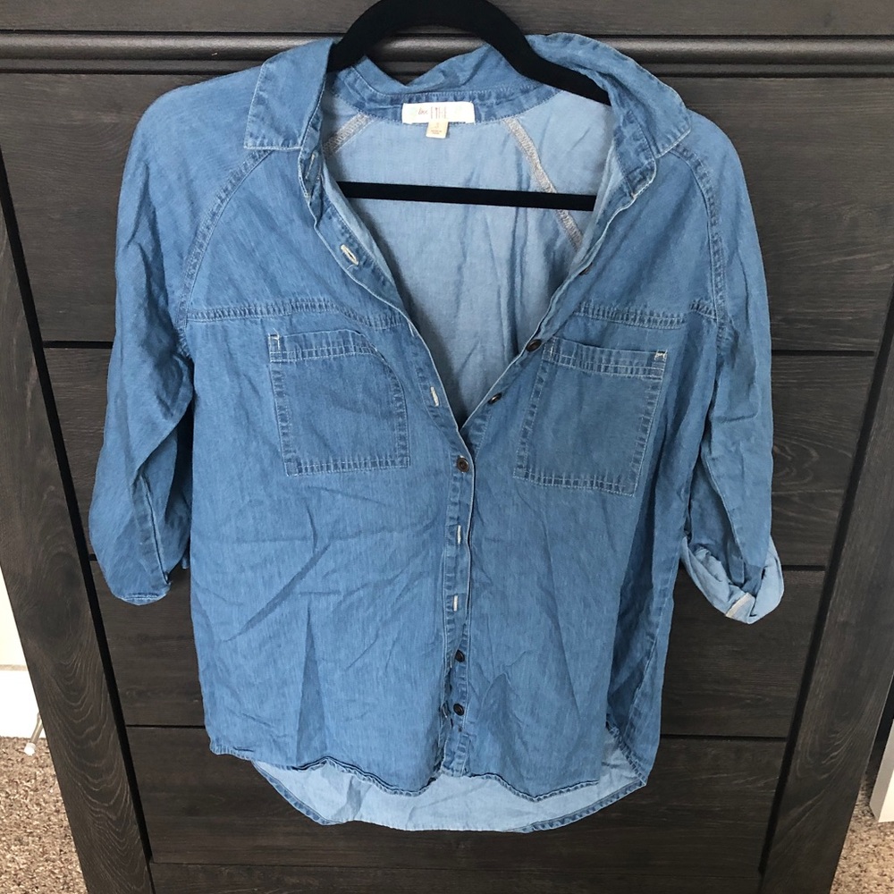 Chambray button shirt